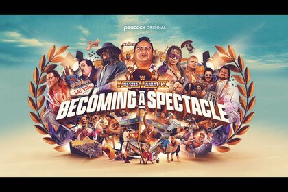 Art for Peacock Original documentary WrestleMania IX: Becoming a Spectacle